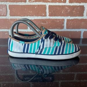 Keds Champion Shoes Womens Size 6.5 Casual Stripped Sneakers